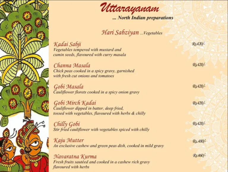 ANNALAKSHMI MENU SINGAPORE