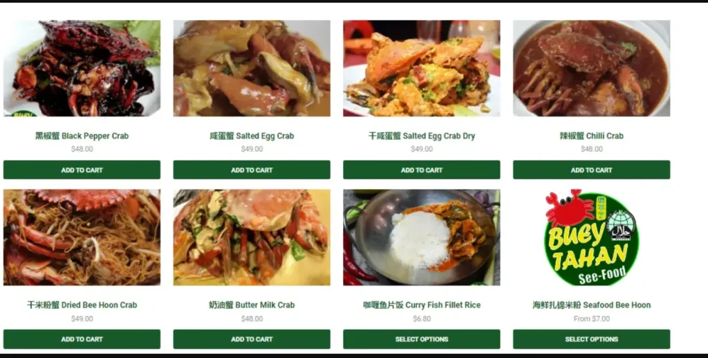 BUEY TAHAN MENU SINGAPORE PRICES