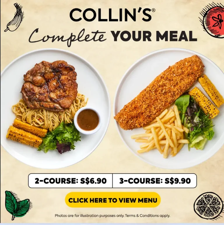 COLLIN’S MENU SINGAPORE