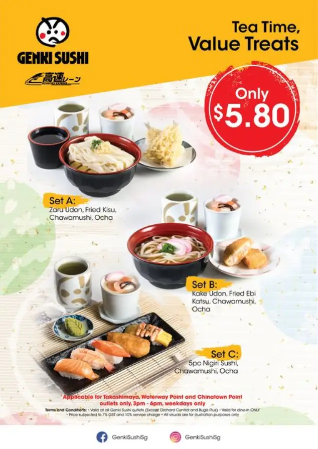 GENKI SUSHI MENU SINGAPORE PRICES