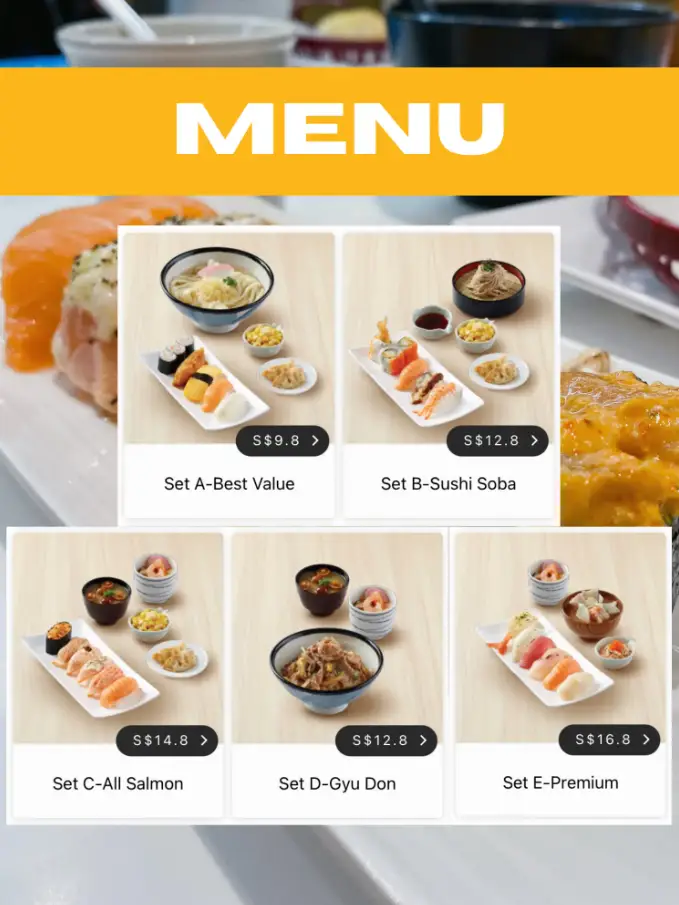 GENKI SUSHI MENU SINGAPORE