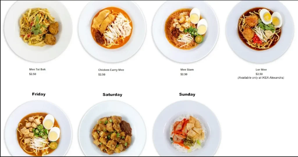 IKEA MENU SINGAPORE PRICES