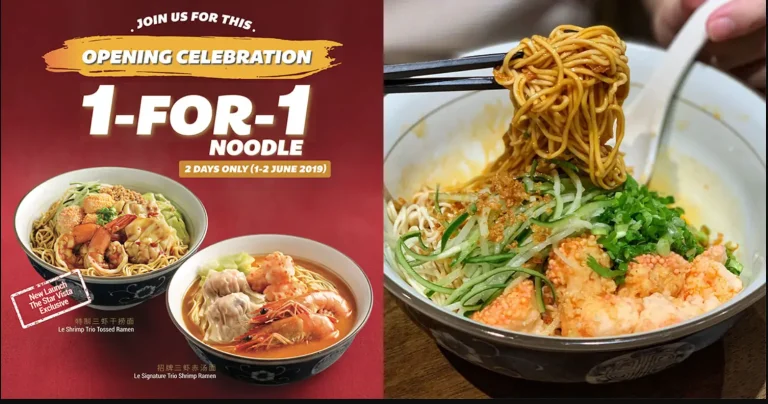 LE SHRIMP RAMEN MENU SINGAPORE