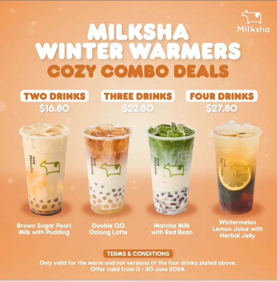 MILKSHA MENU SINGAPORE PRICES