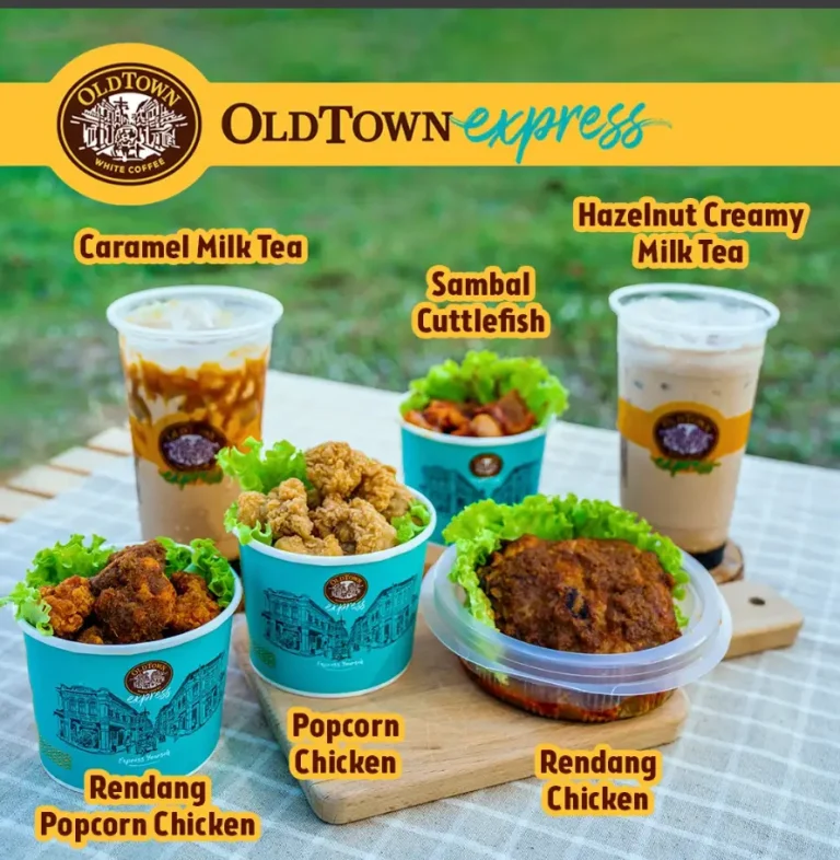 OLDTOWN WHITE COFFEE MENU SINGAPORE