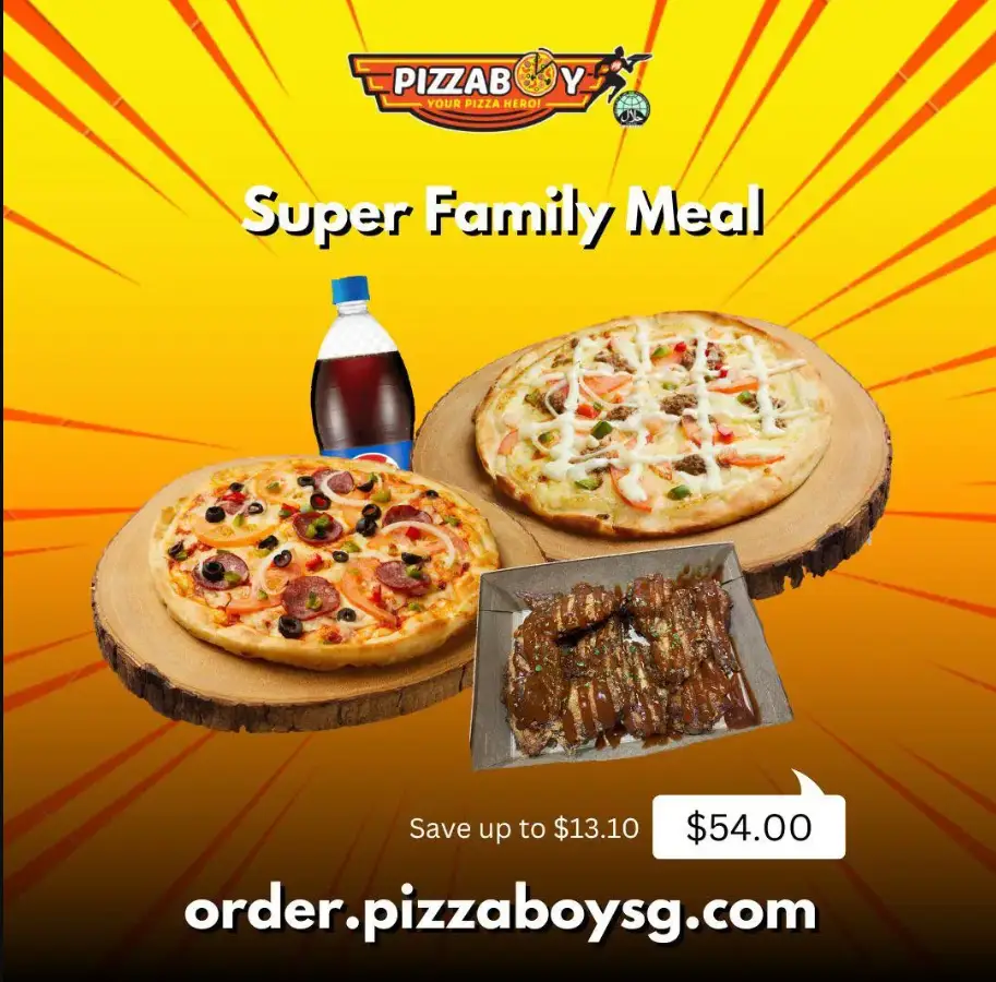 PIZZABOY MENU SINGAPORE PRICES