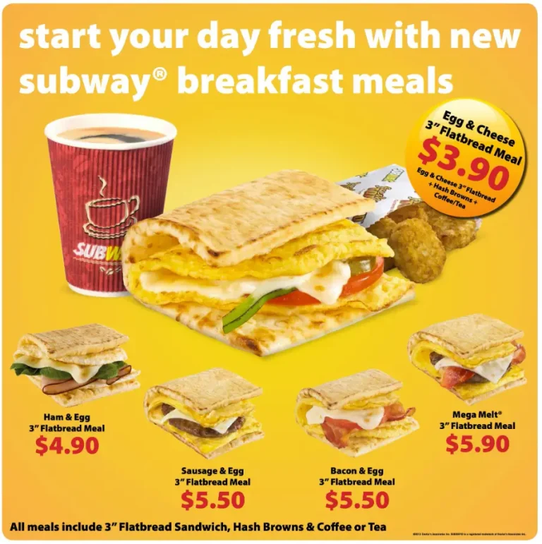 SUBWAY MENU SINGAPORE