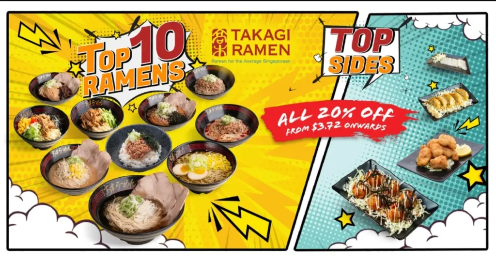 TAKAGI RAMEN MENU