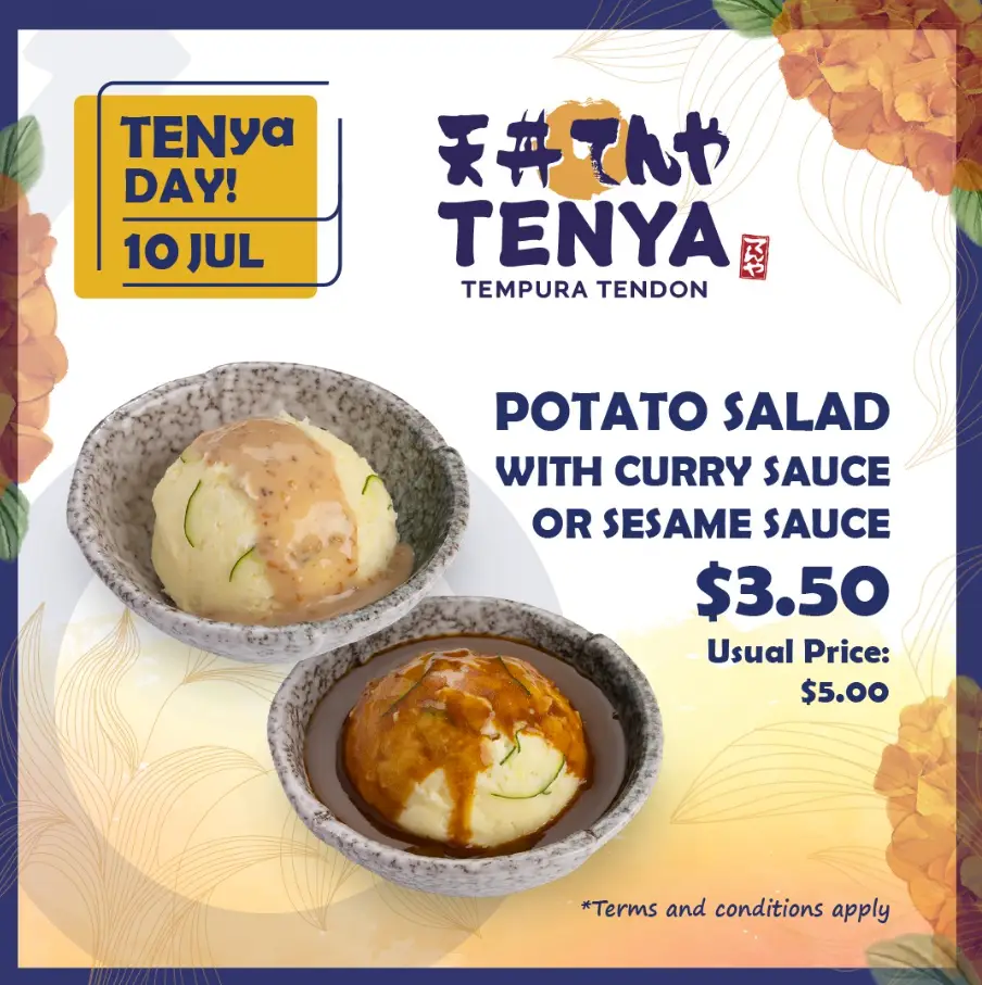 TENYA MENU SINGAPORE PRICES