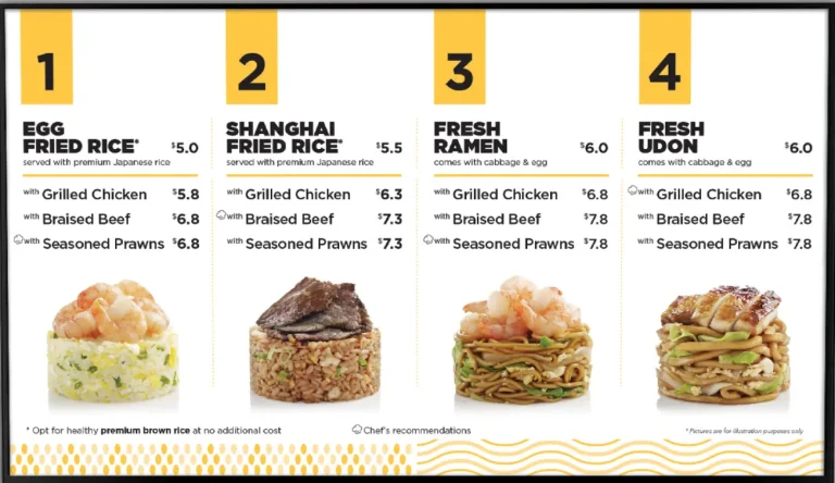 WOK HEY MENU SINGAPORE