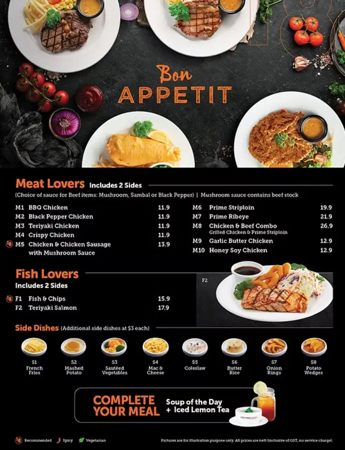 EIGHTEEN CHEFS MENU SINGAPORE