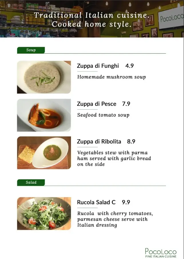 POCOLOCO MENU SINGAPORE PRICES