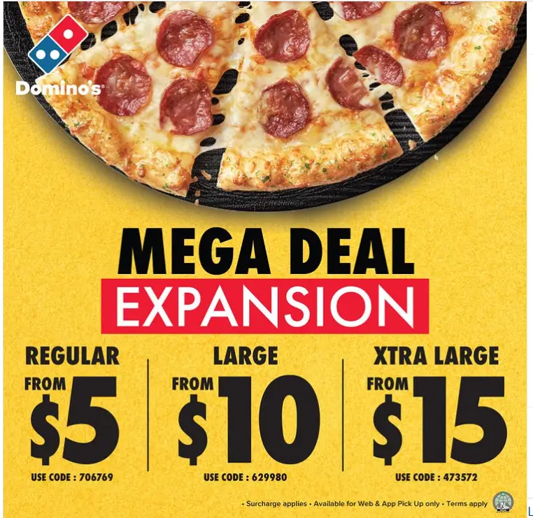 DOMINO’S MENU SINGAPORE